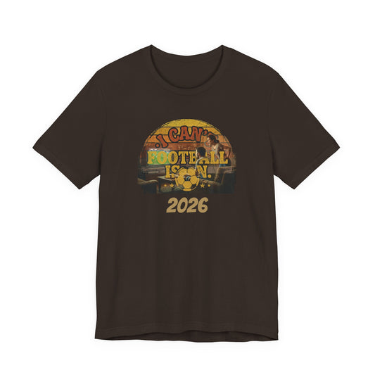 Fußball ist Leben T-Shirt | Retro Helm Grafik Tee