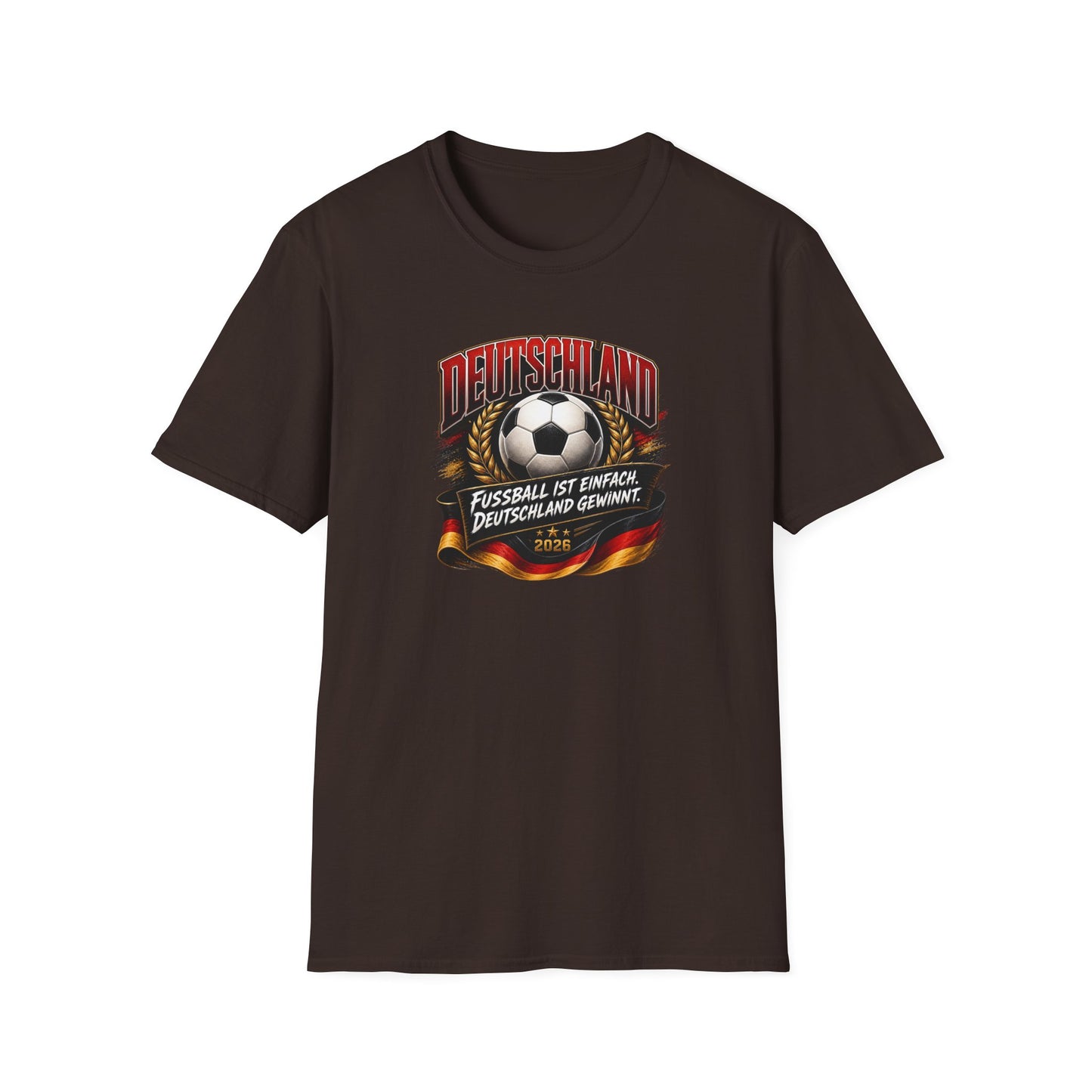 Deutschland Fußball T-Shirt | Fußball ist einfach, Deutschland gewinnt