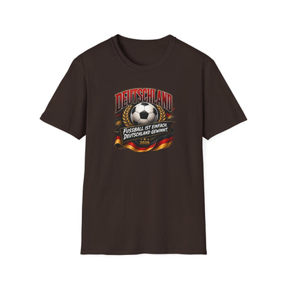 Deutschland Fußball T-Shirt | Fußball ist einfach, Deutschland gewinnt
