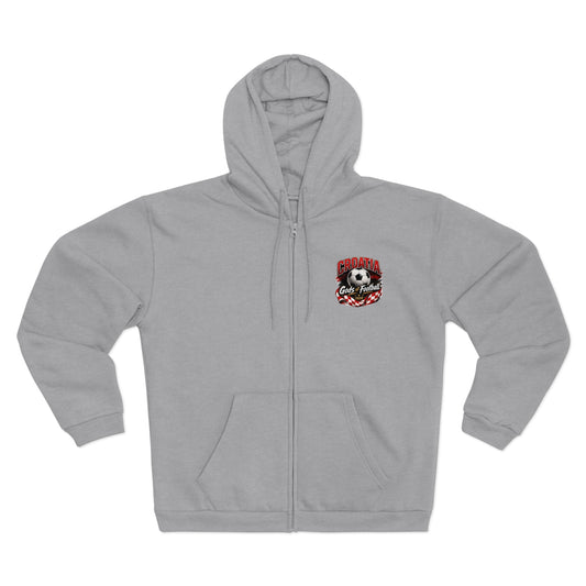 Kroatien Götter des Fußballs Zip-Hoodie | Fußball Kapuzenjacke