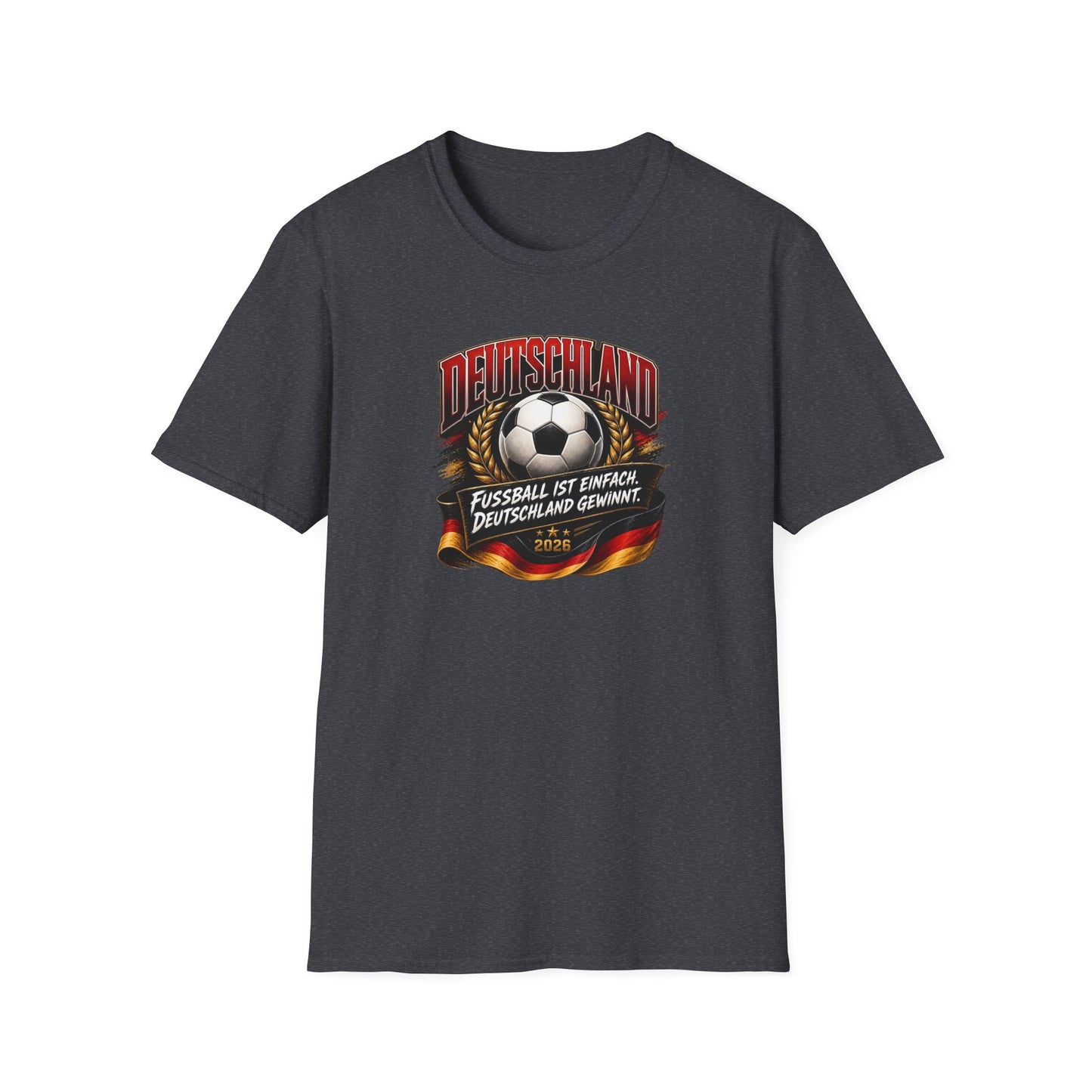 Deutschland Fußball T-Shirt | Fußball ist einfach, Deutschland gewinnt