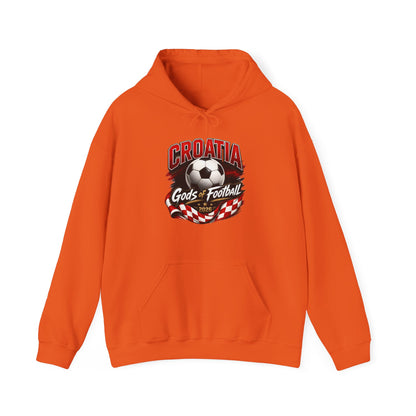 Kroatien Fußball Hoodie | Schachbrett Wappen Kapuzenpullover