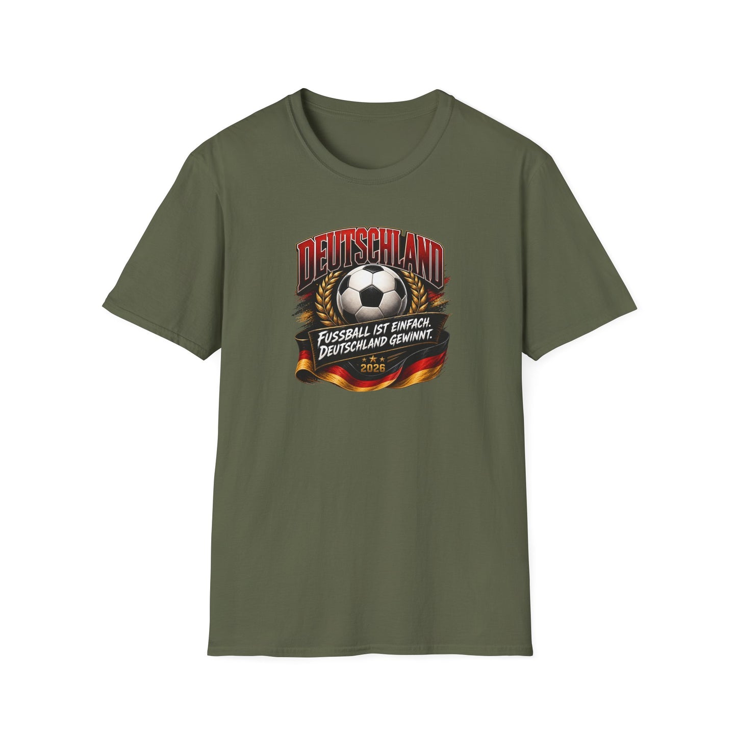 Deutschland Fußball T-Shirt | Fußball ist einfach, Deutschland gewinnt