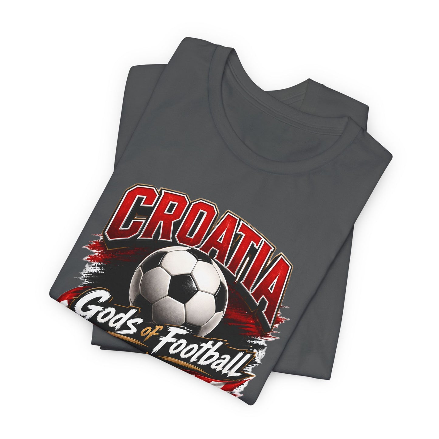 Kroatien Götter des Fußballs T-Shirt | Schachbrett Banner Tee