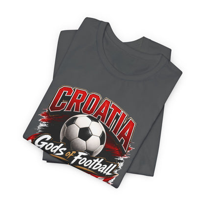 Kroatien Götter des Fußballs T-Shirt | Schachbrett Banner Tee