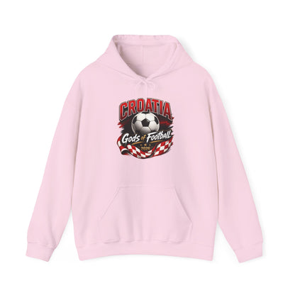 Kroatien Fußball Hoodie | Schachbrett Wappen Kapuzenpullover