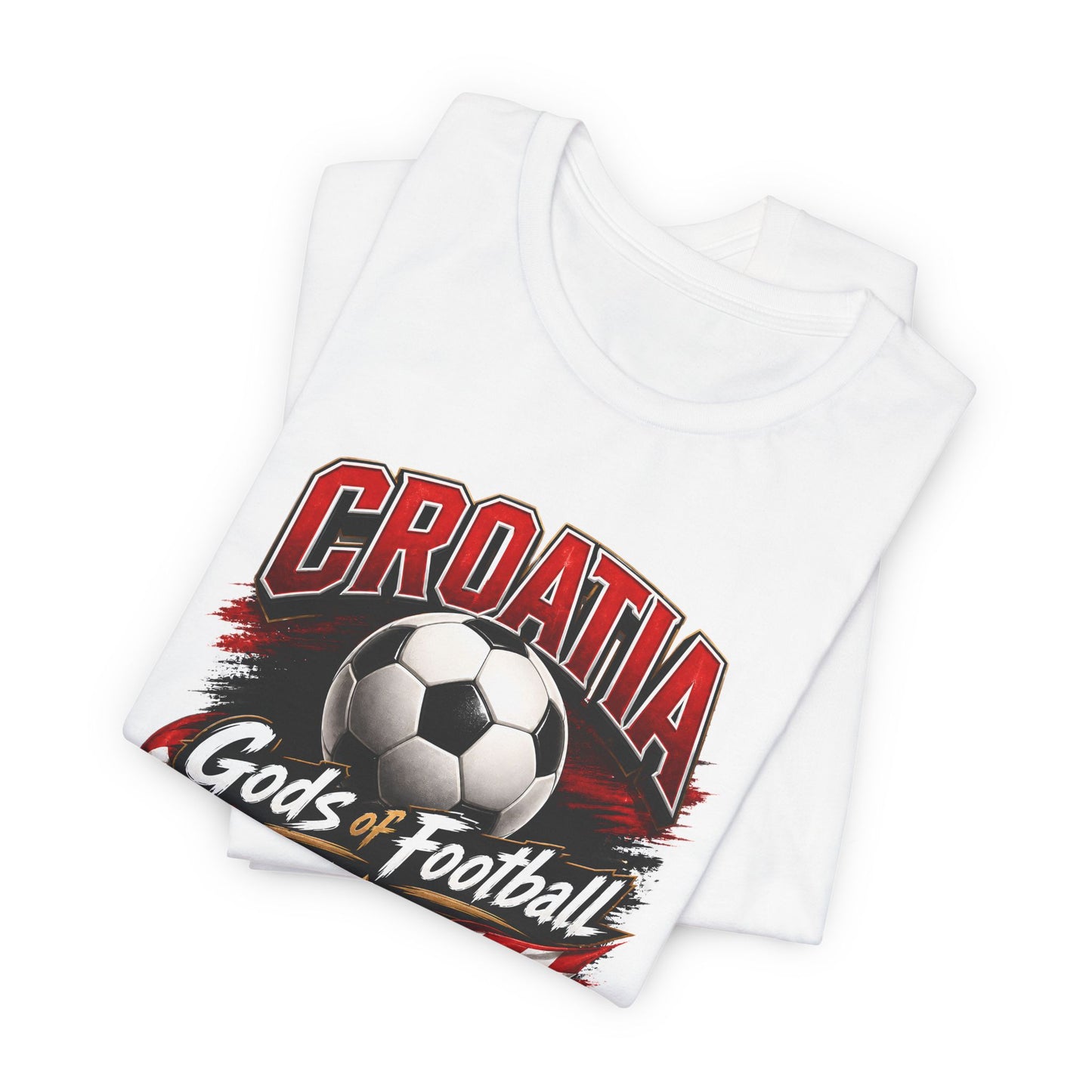 Kroatien Götter des Fußballs T-Shirt | Schachbrett Banner Tee