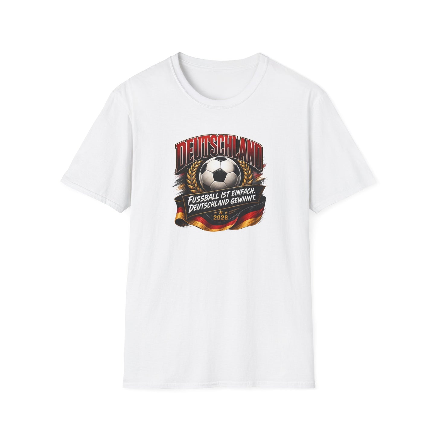 Deutschland Fußball T-Shirt | Fußball ist einfach, Deutschland gewinnt