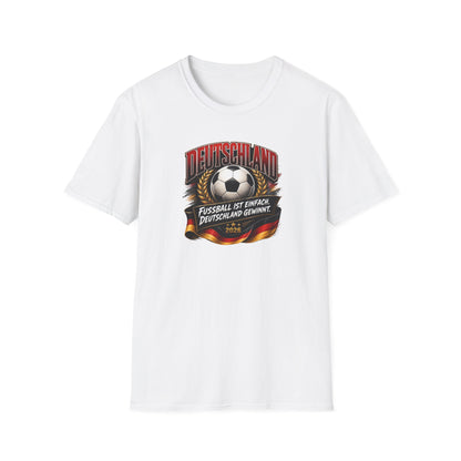 Deutschland Fußball T-Shirt | Fußball ist einfach, Deutschland gewinnt