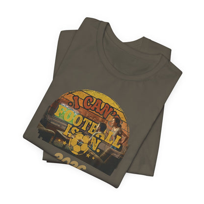 Fußball ist Leben T-Shirt | Retro Helm Grafik Tee