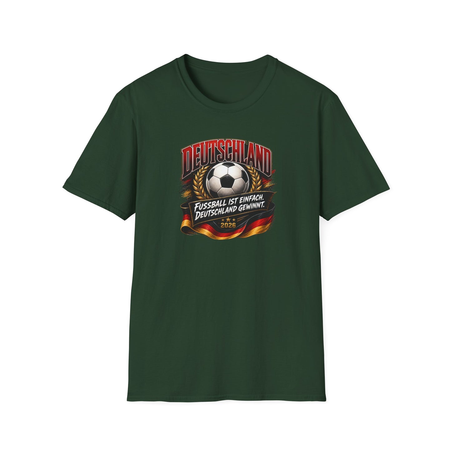 Deutschland Fußball T-Shirt | Fußball ist einfach, Deutschland gewinnt