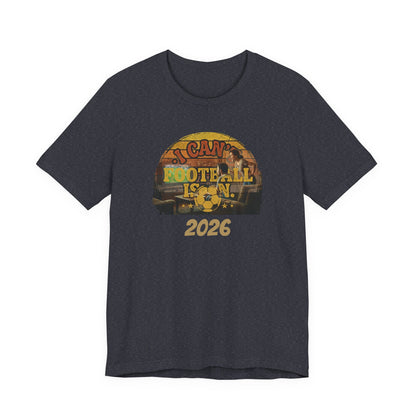 Fußball ist Leben T-Shirt | Retro Helm Grafik Tee