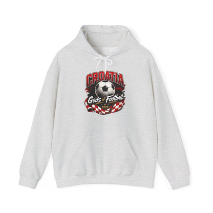 Kroatien Fußball Hoodie | Schachbrett Wappen Kapuzenpullover