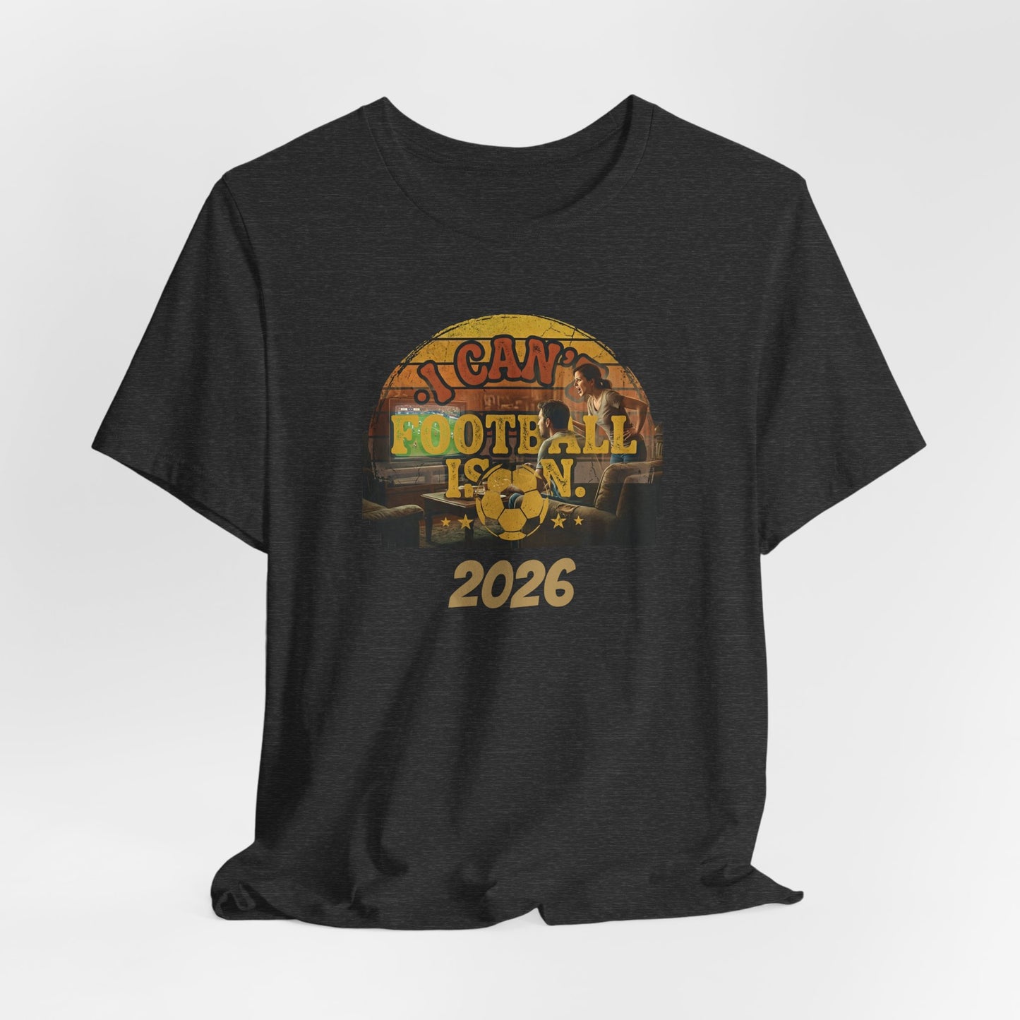 Fußball ist Leben T-Shirt | Retro Helm Grafik Tee