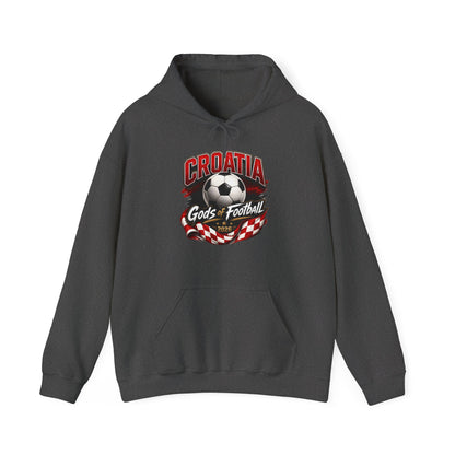 Kroatien Fußball Hoodie | Schachbrett Wappen Kapuzenpullover