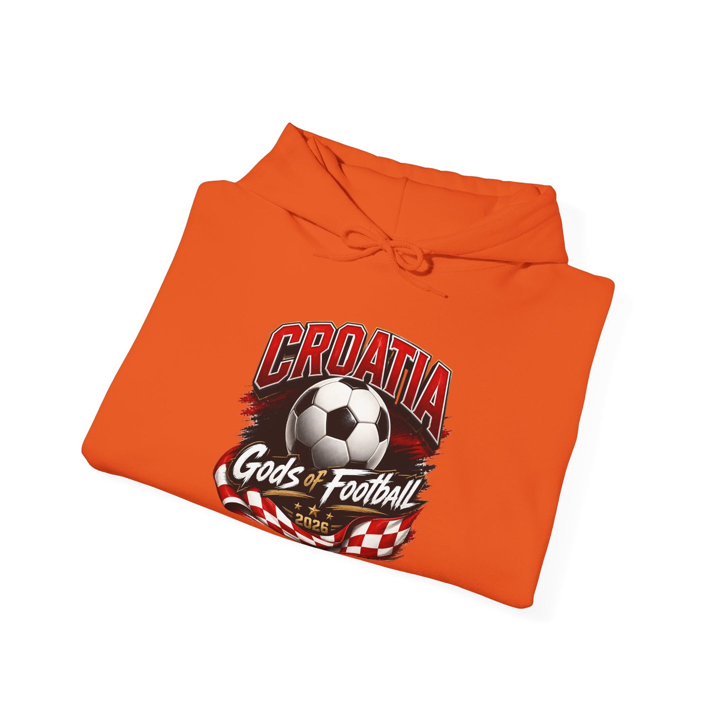 Kroatien Fußball Hoodie | Schachbrett Wappen Kapuzenpullover