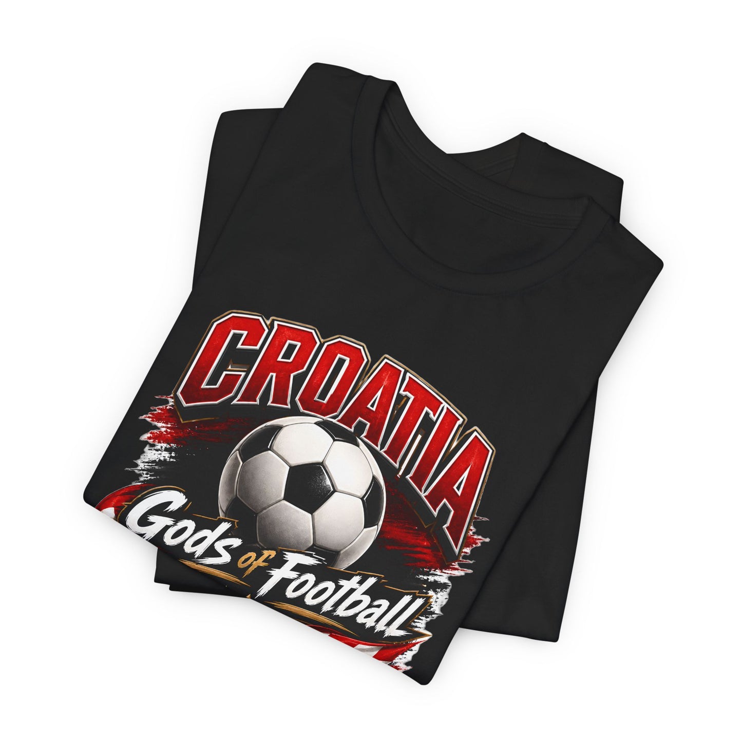 Kroatien Götter des Fußballs T-Shirt | Schachbrett Banner Tee
