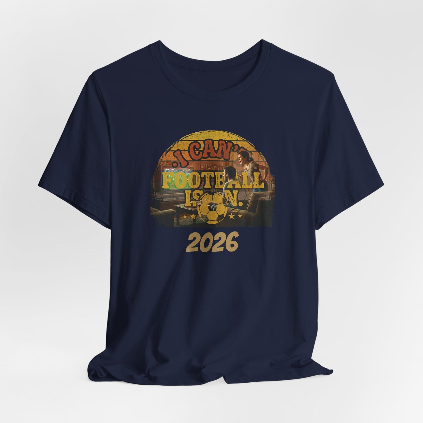 Fußball ist Leben T-Shirt | Retro Helm Grafik Tee
