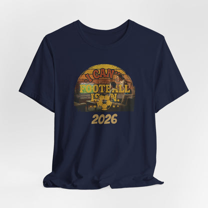 Fußball ist Leben T-Shirt | Retro Helm Grafik Tee