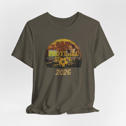 Fußball ist Leben T-Shirt | Retro Helm Grafik Tee