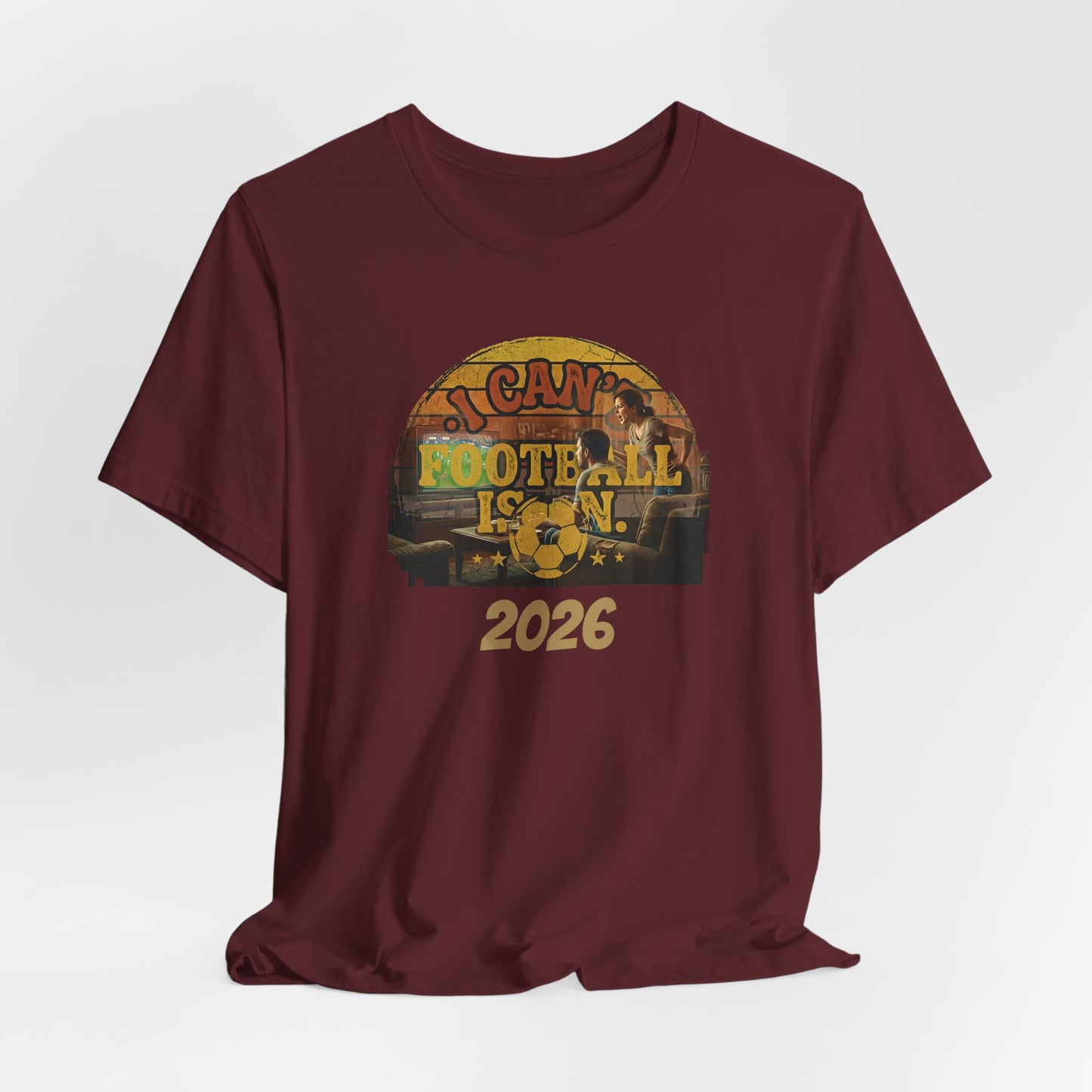 Fußball ist Leben T-Shirt | Retro Helm Grafik Tee