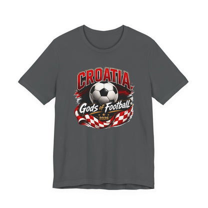 Kroatien Götter des Fußballs T-Shirt | Schachbrett Banner Tee