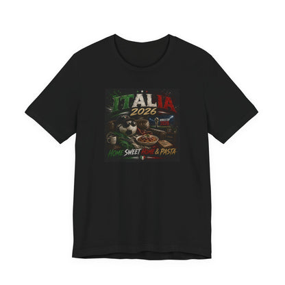 Italia 2026 Pasta-Schüssel T-Shirt | Lustiges Italien Fußball Grafik Tee