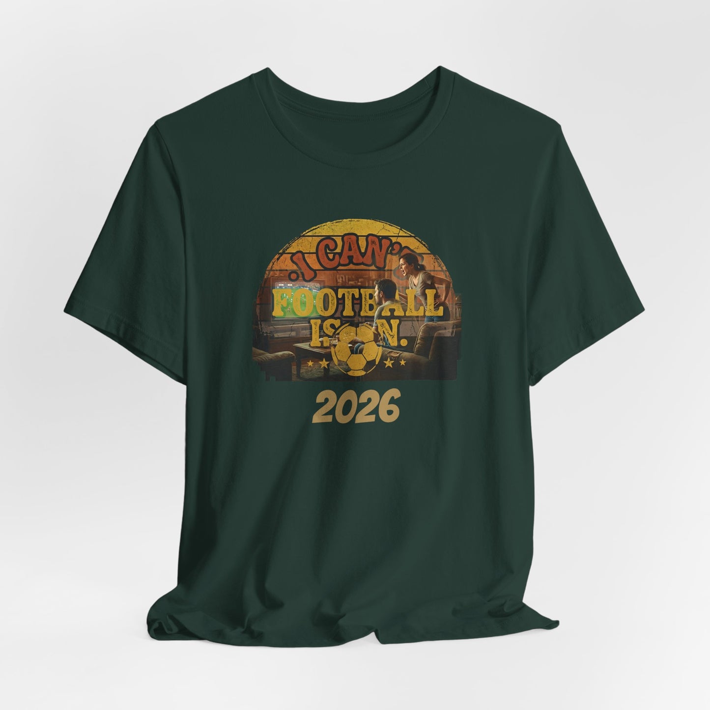 Fußball ist Leben T-Shirt | Retro Helm Grafik Tee