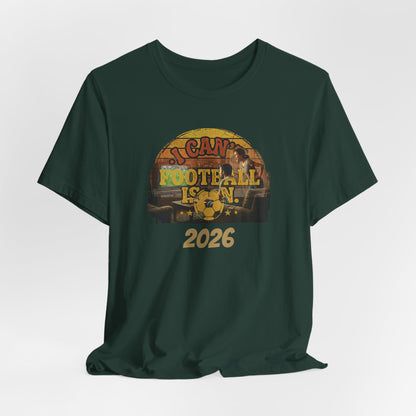 Fußball ist Leben T-Shirt | Retro Helm Grafik Tee