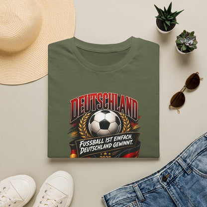 Deutschland Fußball T-Shirt | Fußball ist einfach, Deutschland gewinnt