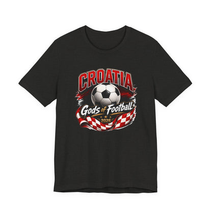 Kroatien Götter des Fußballs T-Shirt | Schachbrett Banner Tee