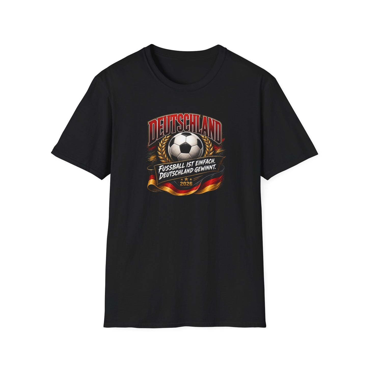 Deutschland Fußball T-Shirt | Fußball ist einfach, Deutschland gewinnt