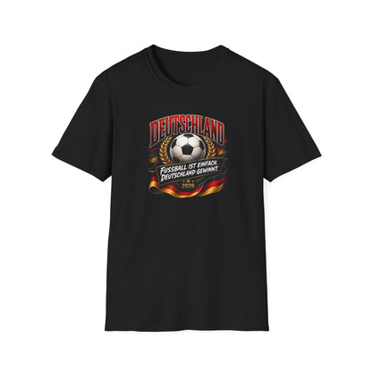 Deutschland Fußball T-Shirt | Fußball ist einfach, Deutschland gewinnt