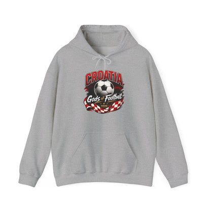Kroatien Fußball Hoodie | Schachbrett Wappen Kapuzenpullover