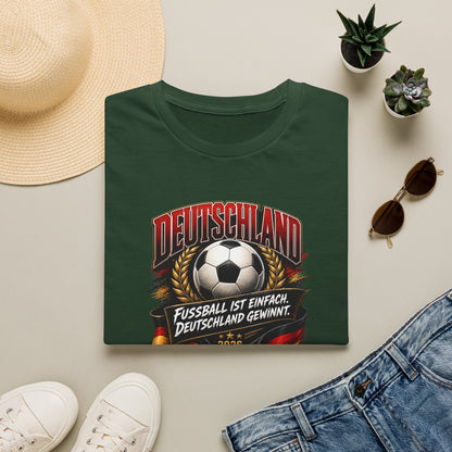 Deutschland Fußball T-Shirt | Fußball ist einfach, Deutschland gewinnt