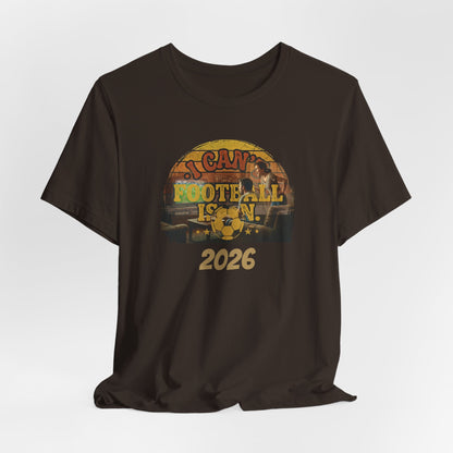 Fußball ist Leben T-Shirt | Retro Helm Grafik Tee