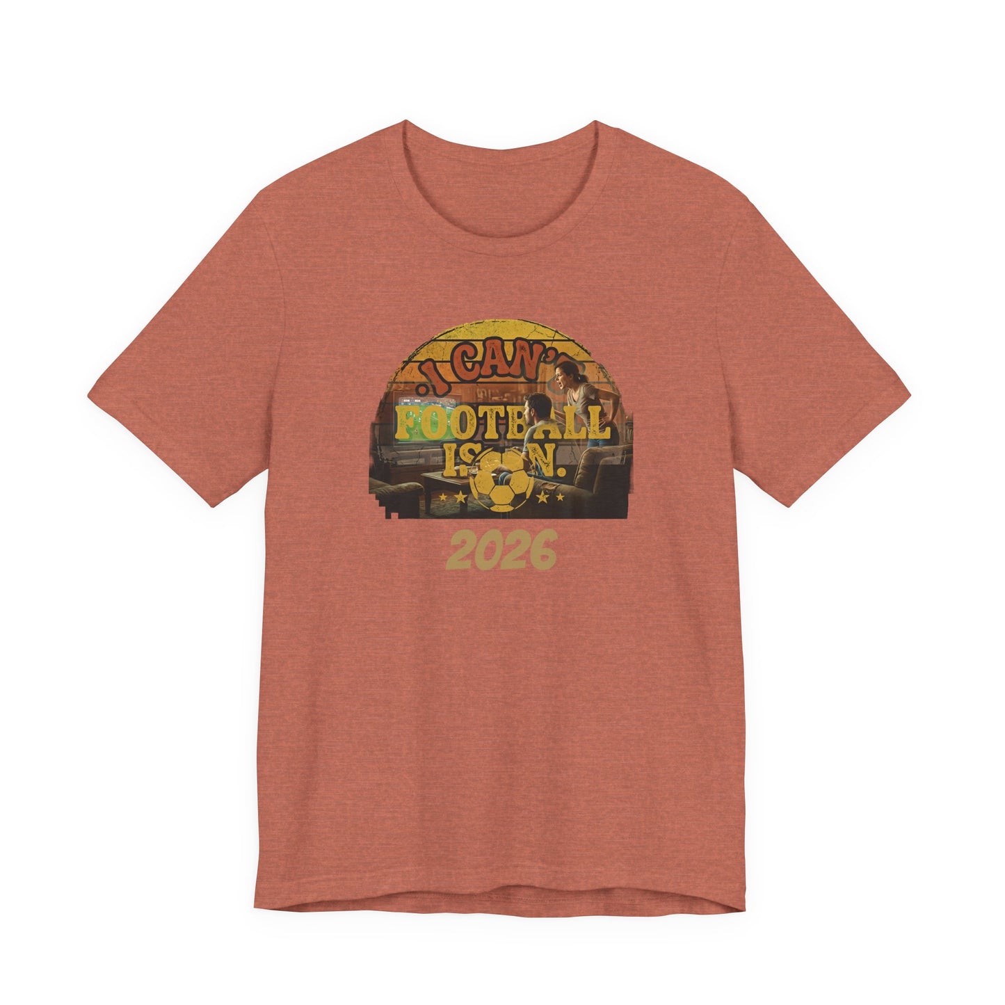 Fußball ist Leben T-Shirt | Retro Helm Grafik Tee