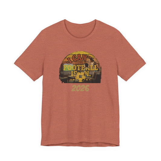 Fußball ist Leben T-Shirt | Retro Helm Grafik Tee
