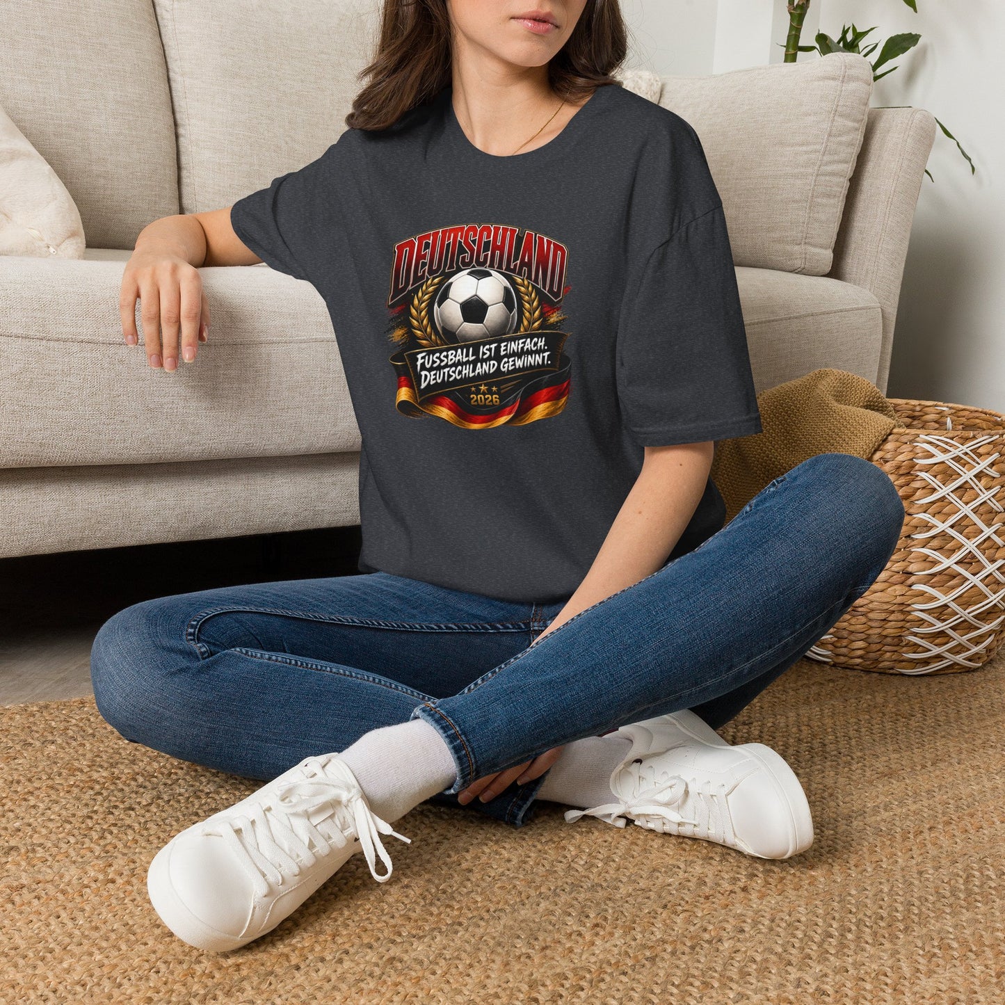 Deutschland Fußball T-Shirt | Fußball ist einfach, Deutschland gewinnt