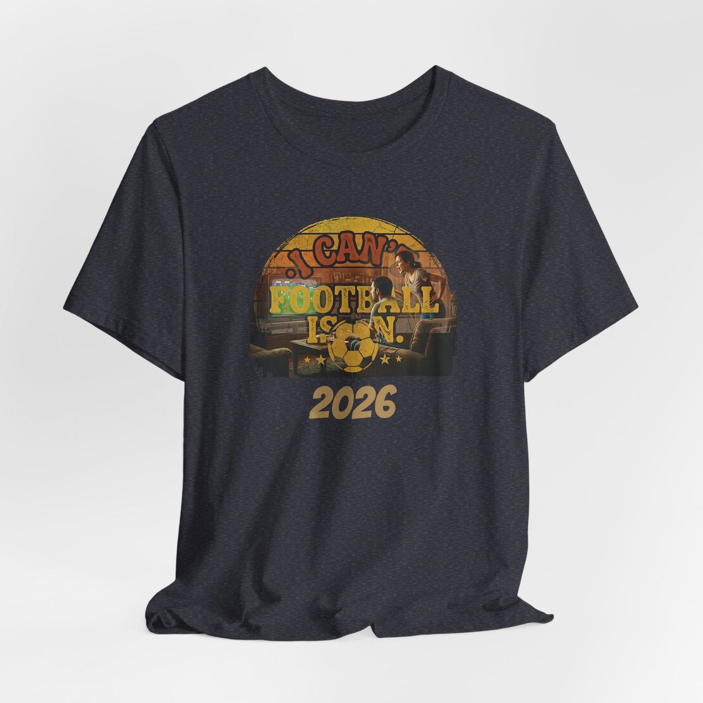 Fußball ist Leben T-Shirt | Retro Helm Grafik Tee