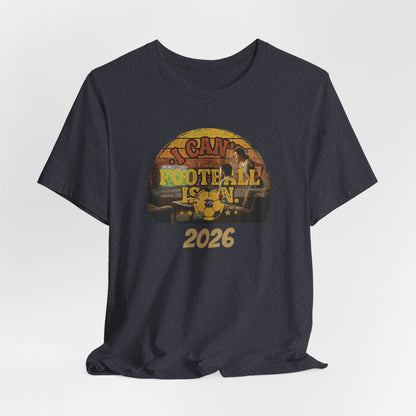 Fußball ist Leben T-Shirt | Retro Helm Grafik Tee