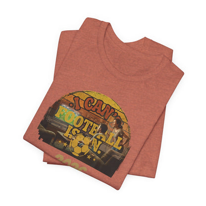 Fußball ist Leben T-Shirt | Retro Helm Grafik Tee