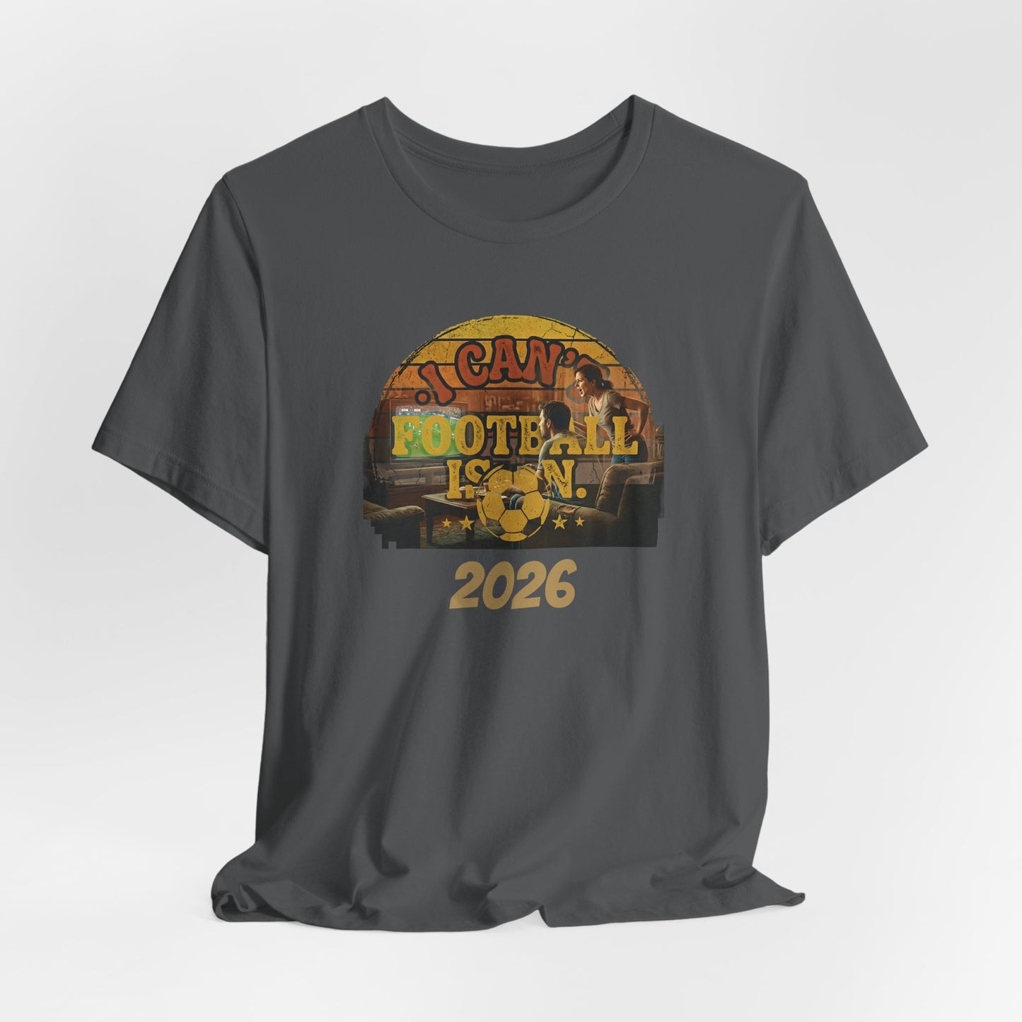 Fußball ist Leben T-Shirt | Retro Helm Grafik Tee