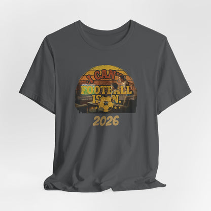 Fußball ist Leben T-Shirt | Retro Helm Grafik Tee