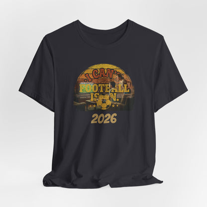 Fußball ist Leben T-Shirt | Retro Helm Grafik Tee
