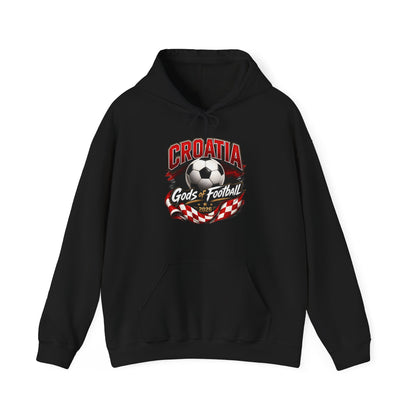 Kroatien Fußball Hoodie | Schachbrett Wappen Kapuzenpullover