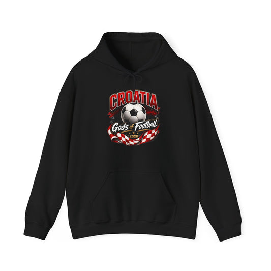 Kroatien Fußball Hoodie | Schachbrett Wappen Kapuzenpullover